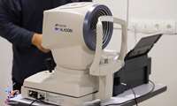 Molly Al-Movahedin Ali Gerash clinic was equipped with a biometric device (eye lens determination)